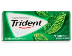 Жевательная резинка Trident Gum Spearmint 26,6 грамм