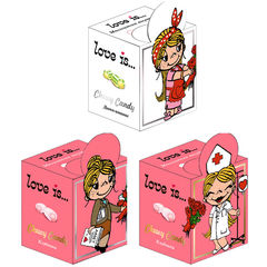 Жевательные конфеты LOVE IS МИКС 105 грамм ДЕВОЧКИ с манитиком