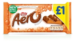 Молочный пористый шоколад Nestle Aero Orange 100 грамм