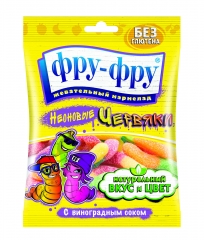 Мармелад жевательный Фру-Фру Неоновые Червяки 100 гр