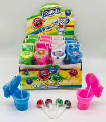 Карамель с кислой пудрой "Прикольный горшочек" ассорти 15гр