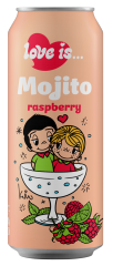 Газированный напиток Love is Мохито Малина 450 гр