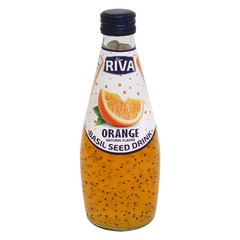 Basil seed drink Orange flavor 'Напиток Семена базилика с ароматом апельсина' 290мл