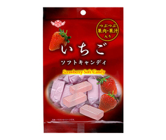 Мягкая карамель со вкусом клубники ABE SEIKA 65 грамм